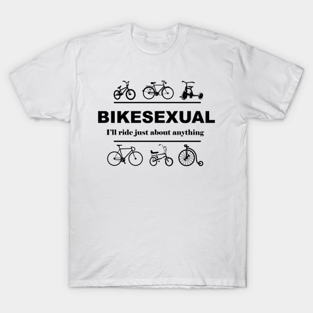 Bikesexual T-Shirt by Fun-E-Shirts